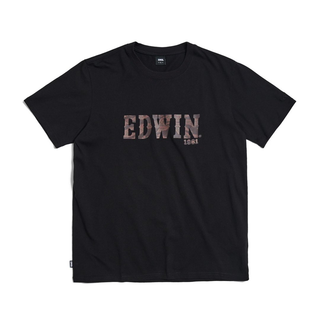 EDWIN 男装 温变迷彩印花短袖 T 恤 (黑色) #上衣 - 男装上衣/T 恤 - 棉 黑色