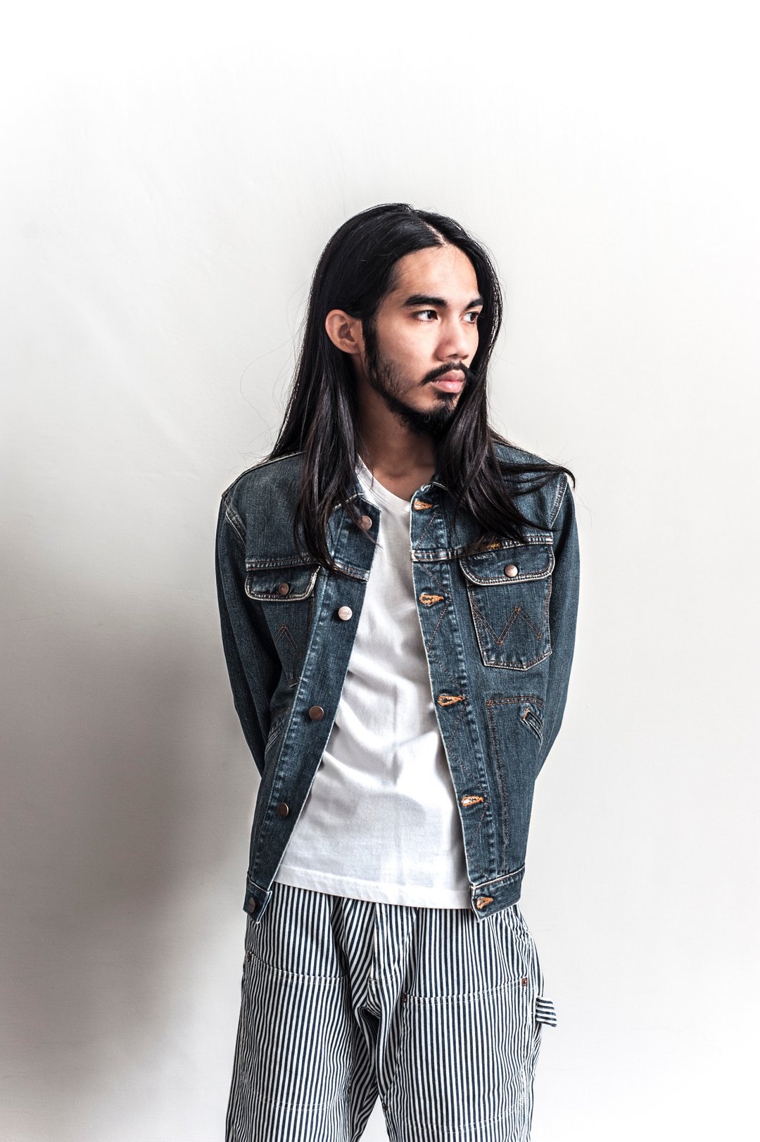 Vintage Wrangler Denim 重磅牛仔古着外套 - 男装外套 - 棉 蓝色