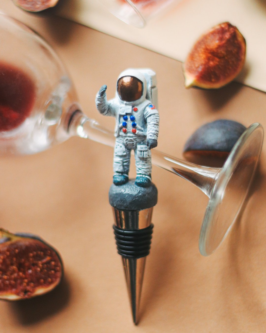 Nasa Astronaut Wine Bottle Stopper Astronaut Gift Unique Wine Lover Gift - 厨房用具 - 粘土 