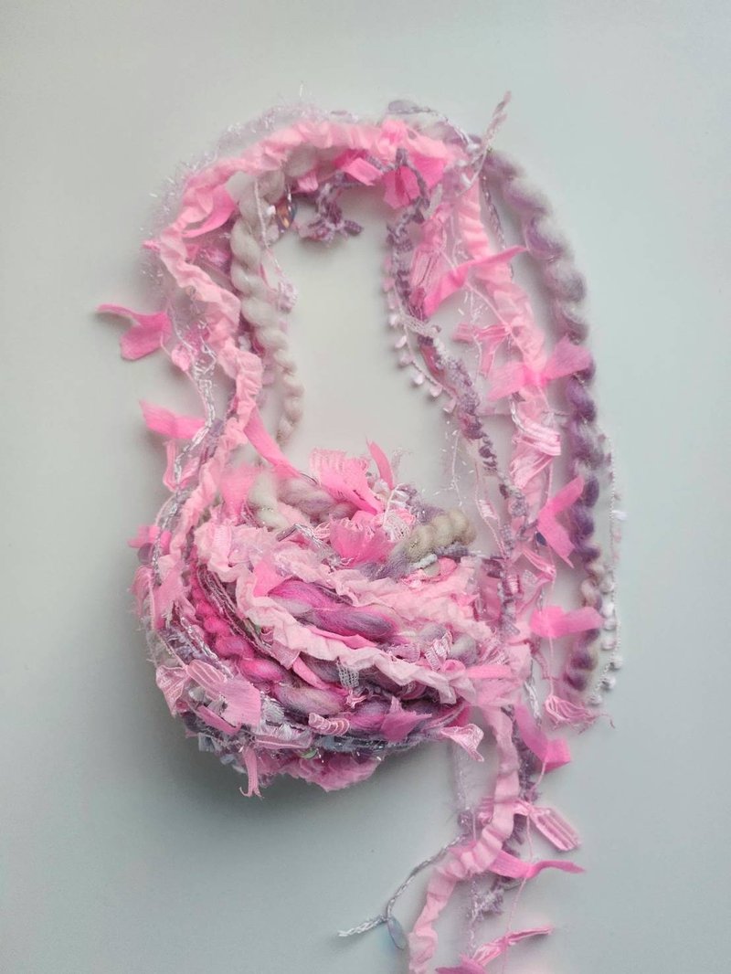 日本混合纱线　280厘米 ( 16.3g ) - 编织/刺绣/羊毛毡/裁缝 - 其他人造纤维 粉红色