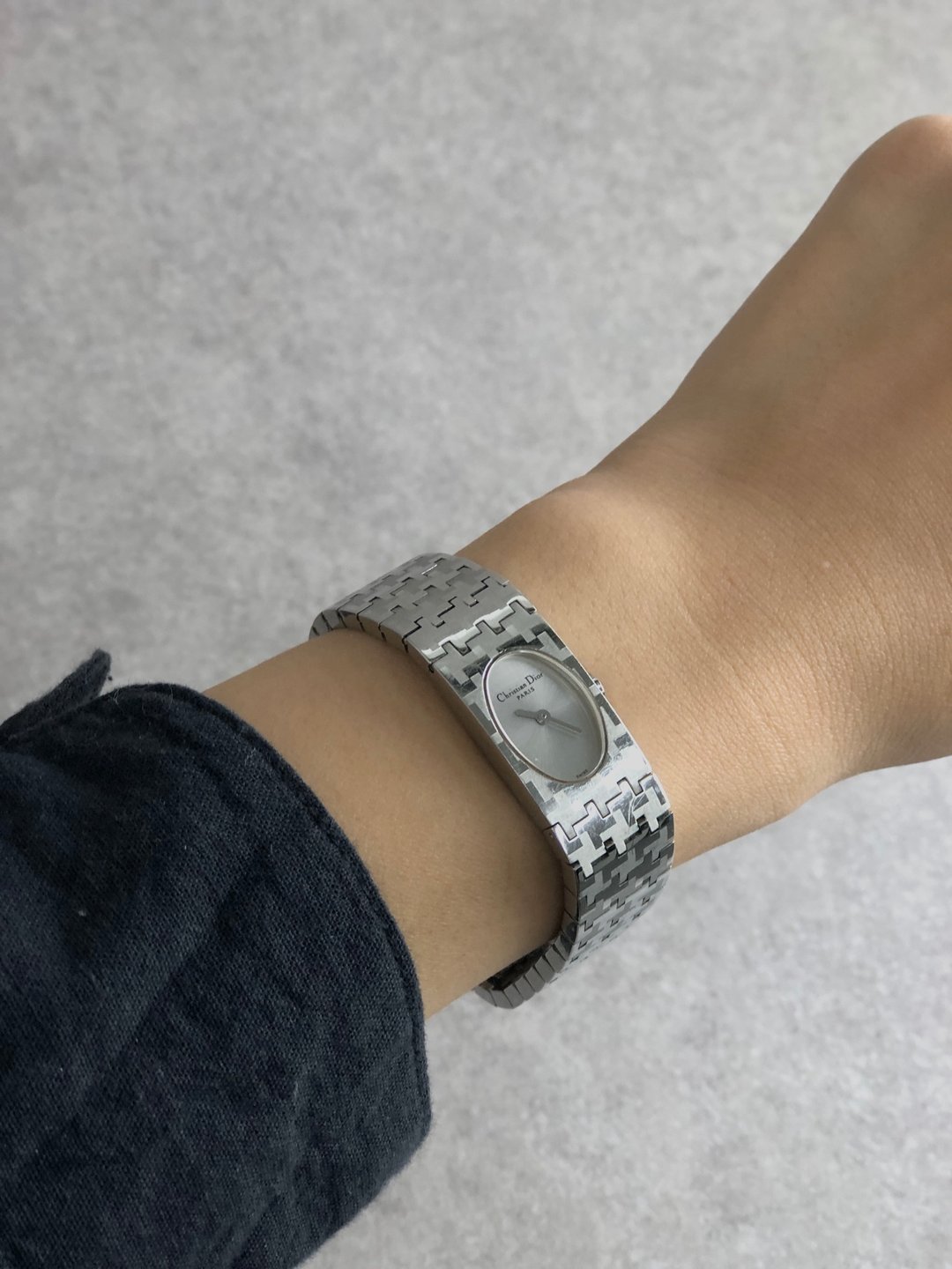 【 日本直送 名牌中古包 】Christian Dior 手表 银色 不锈钢 石英 D70-100 vintage vt4tf5 - 女表 - 不锈钢 银色