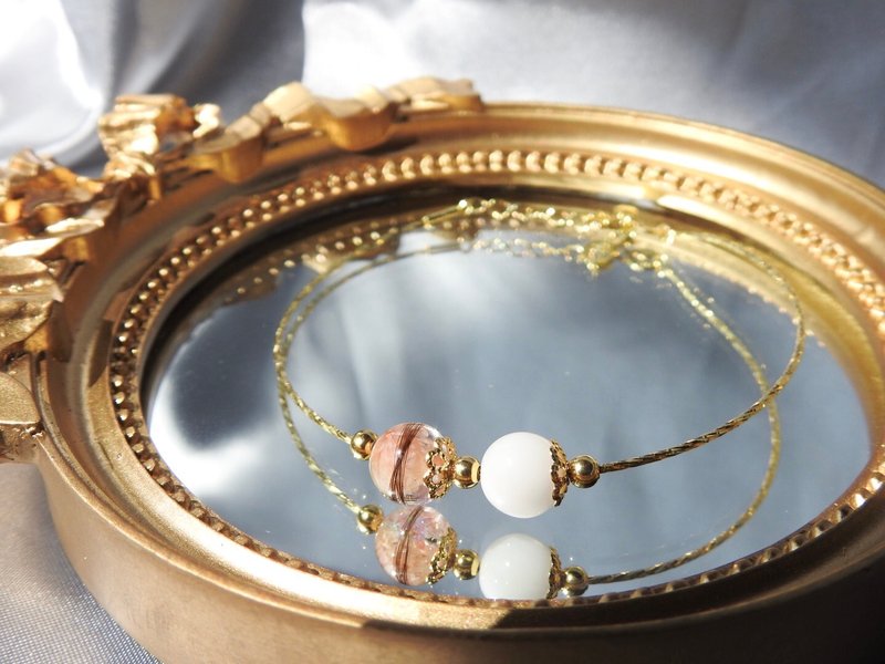 母乳压纹胎毛手环-金色-925纯银 - 手链/手环 - 纯银 金色