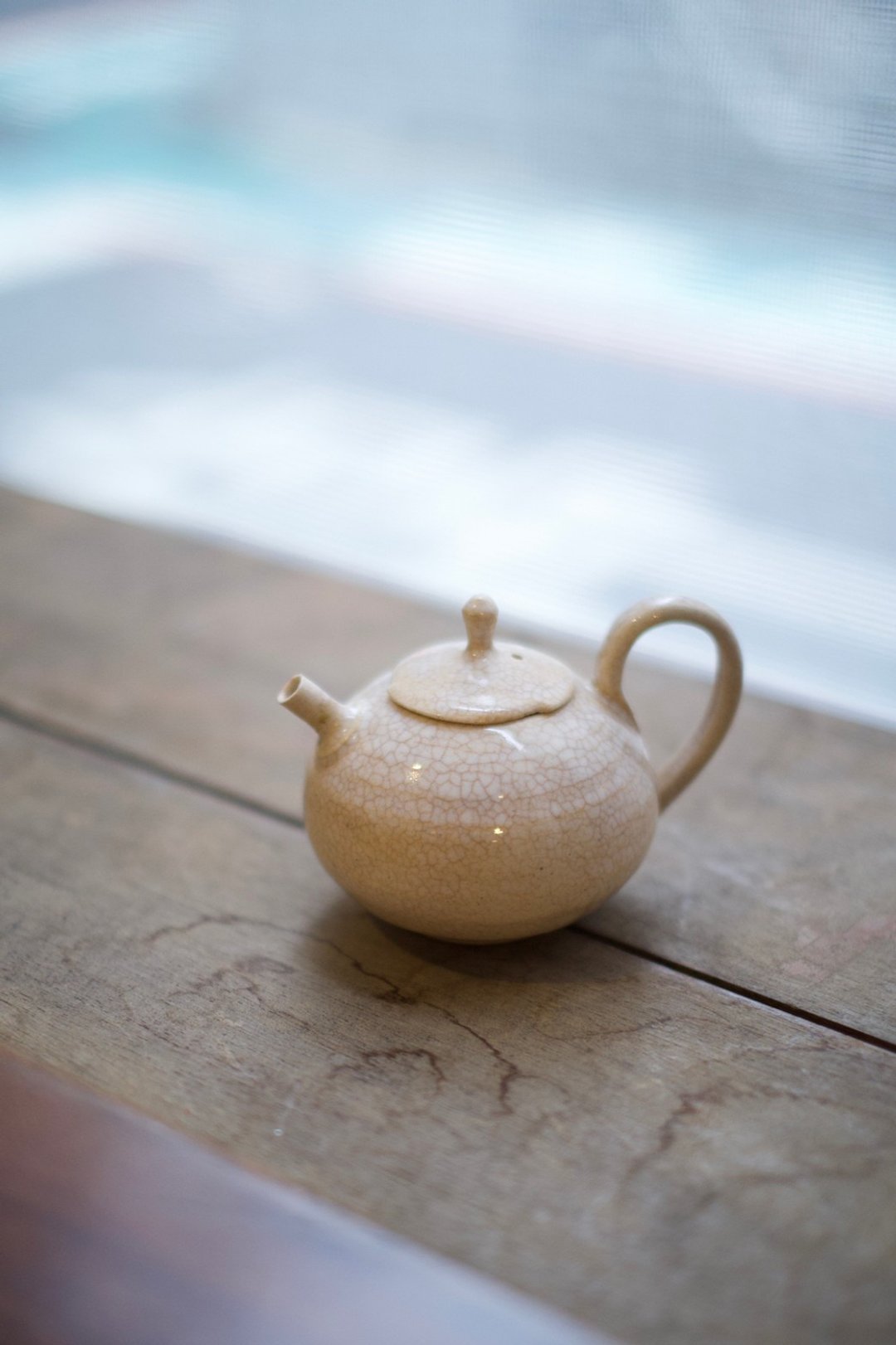 【伊藤真一系列】月光釉陶壶 - 茶具/茶杯 - 陶 
