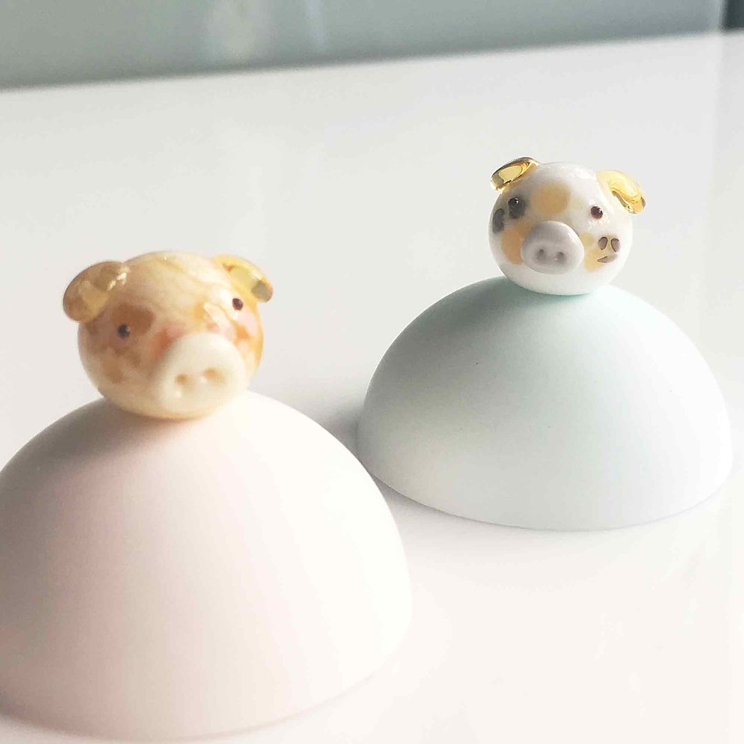 烧玻璃・玻璃猪仔・扩香石/小夜灯 工作坊 - 陶艺 - 玻璃 