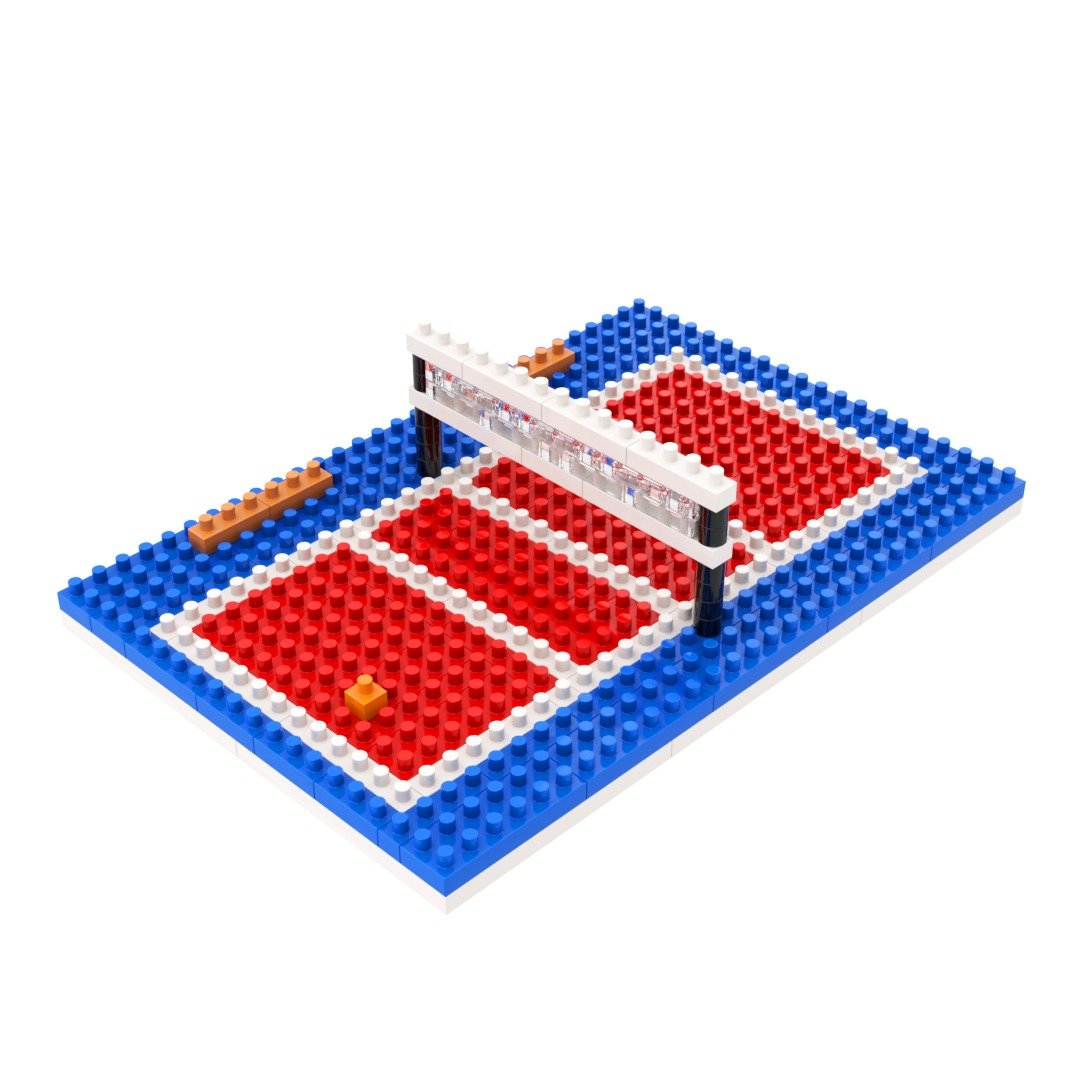 Archbrick 小排球场 Pixel 积木 Nanoblock - 摆饰 - 塑料 多色