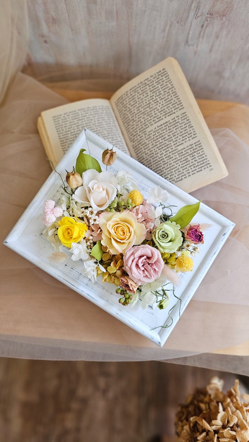 ||课程||花的记忆花框 永生花 自选色 板桥 1对1 初学者可 一人成 - 植栽 - 植物．花 