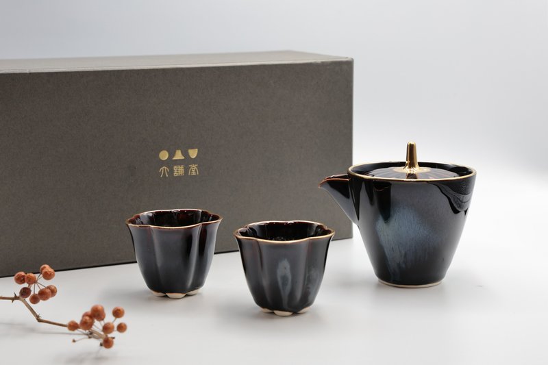 大谦堂-心花开ㄧ壶二杯组 - 茶具/茶杯 - 瓷 