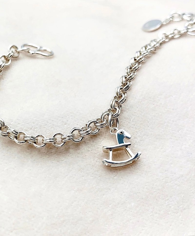 Beloved系列 | 木马手链 - 手链/手环 - 纯银 