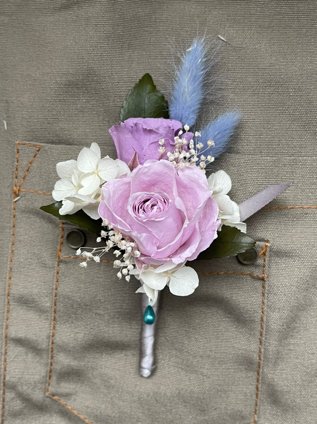【胸花】永生花/不凋花/玫瑰/饰品/婚礼/外拍/毕业 - 胸花/手腕花 - 植物．花 