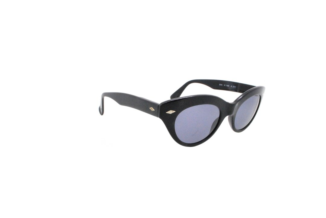 KENZO 凯卓 EVA K 1188 K. 311 90年代法国制古董太阳眼镜 - 墨镜 - 塑料 黑色