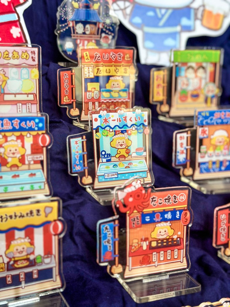 原创猴啤祭典屋台 【亚加力立牌】 - 摆饰 - 压克力 多色