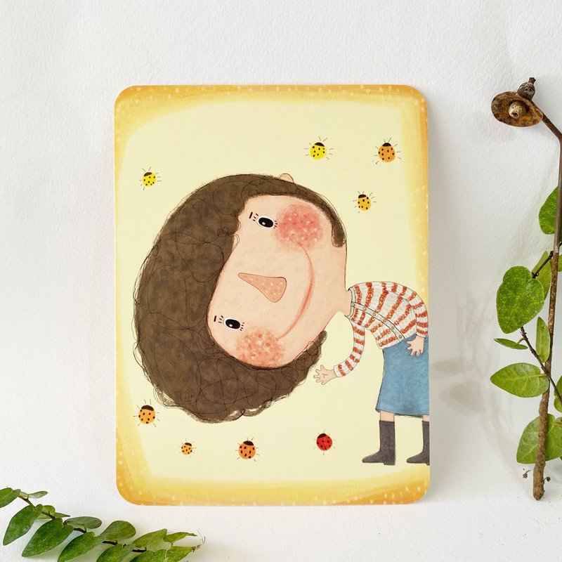 万用卡/祝福卡/感谢卡/Dolly朵力/hola - 卡片/明信片 - 纸 黄色