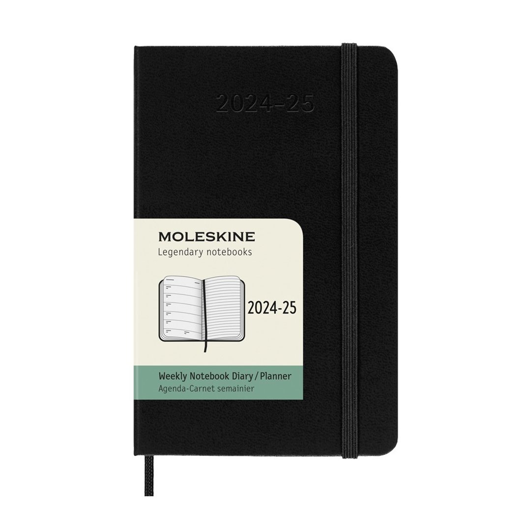 _勿上架_MOLESKINE 2024-25 周记手帐 18M硬壳 口袋型黑 - 笔记本/手帐 - 纸 黑色