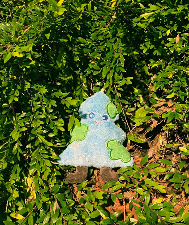 Zoesforest 小森森绒毛娃娃吊饰 - 玩偶/公仔 - 其他人造纤维 