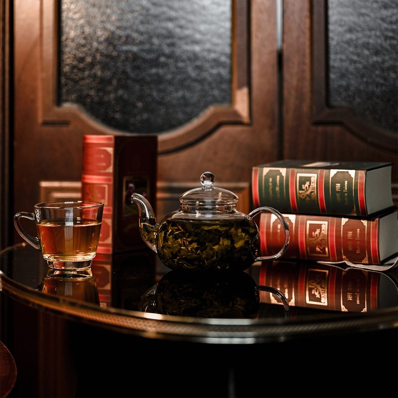 【定制化刻字】阿里山复古茶字典书盒::挽茶集 - 茶 - 纸 