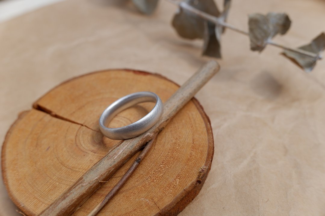 Personalize ring - Oval - 戒指 - 纯银 
