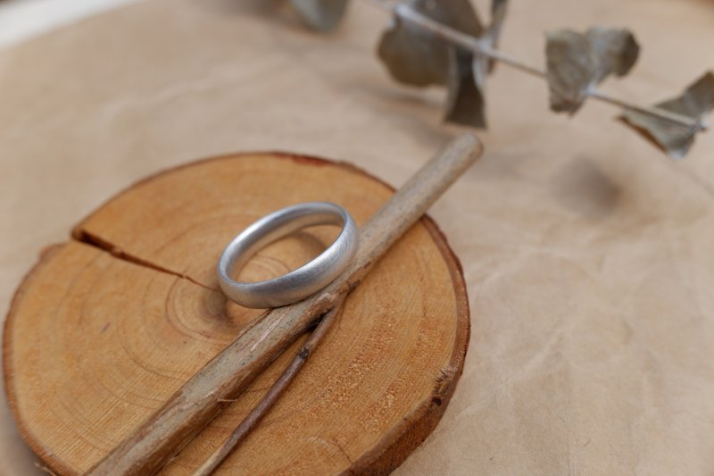 Personalize ring - Oval - 戒指 - 纯银 