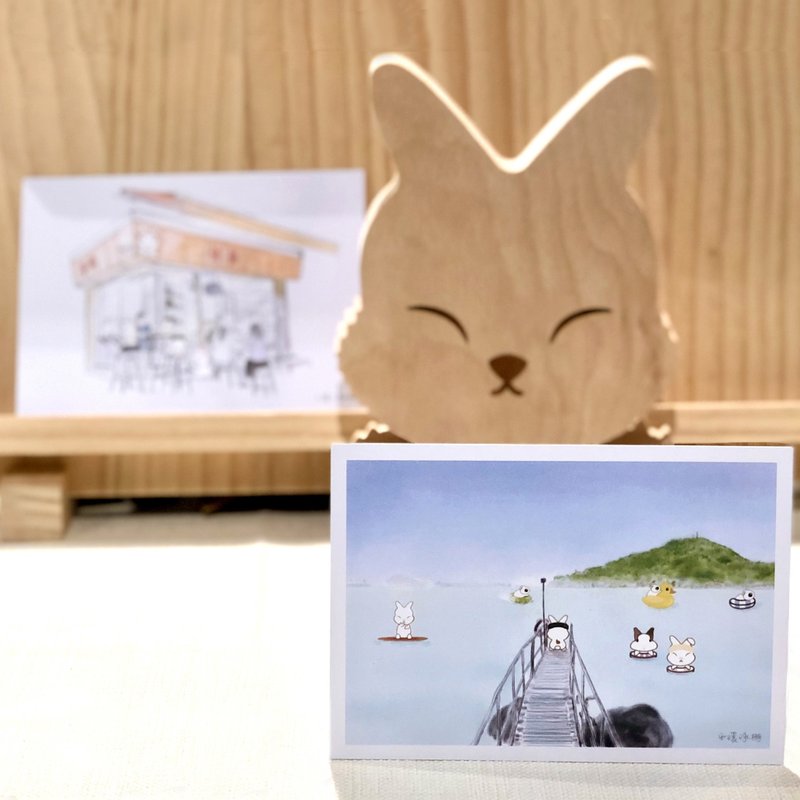 肶肶兔 & friends 明信片漫游香港 | 大街小巷系列 - 卡片/明信片 - 纸 