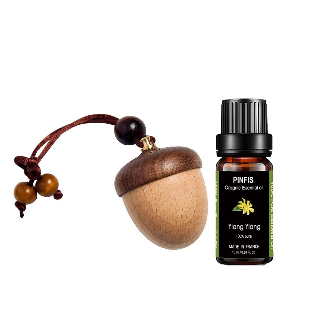 【品菲特 PINFIS】欧盟有机认证 有机精油任选 1-松果扩香器 - 香薰/精油/线香 - 木头 