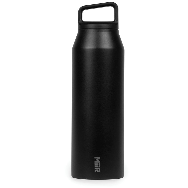 MiiR 双层真空 保温/保冰 提把 宽口 保温瓶 42oz/1.2L 经典黑 - 保温瓶/保温杯 - 不锈钢 黑色