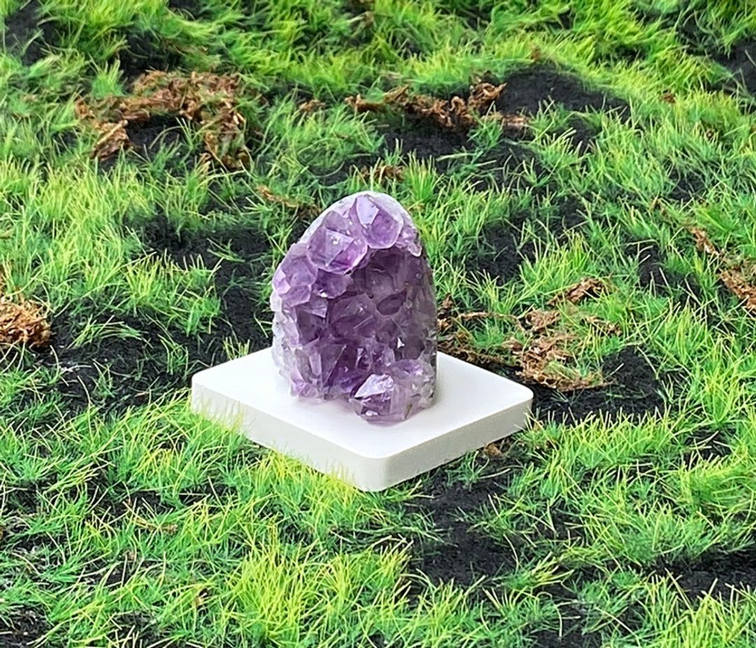 天然紫大牙 紫晶镇 紫水晶 财运水晶 消磁净化 增智慧 入厝送礼 - 摆饰 - 水晶 紫色