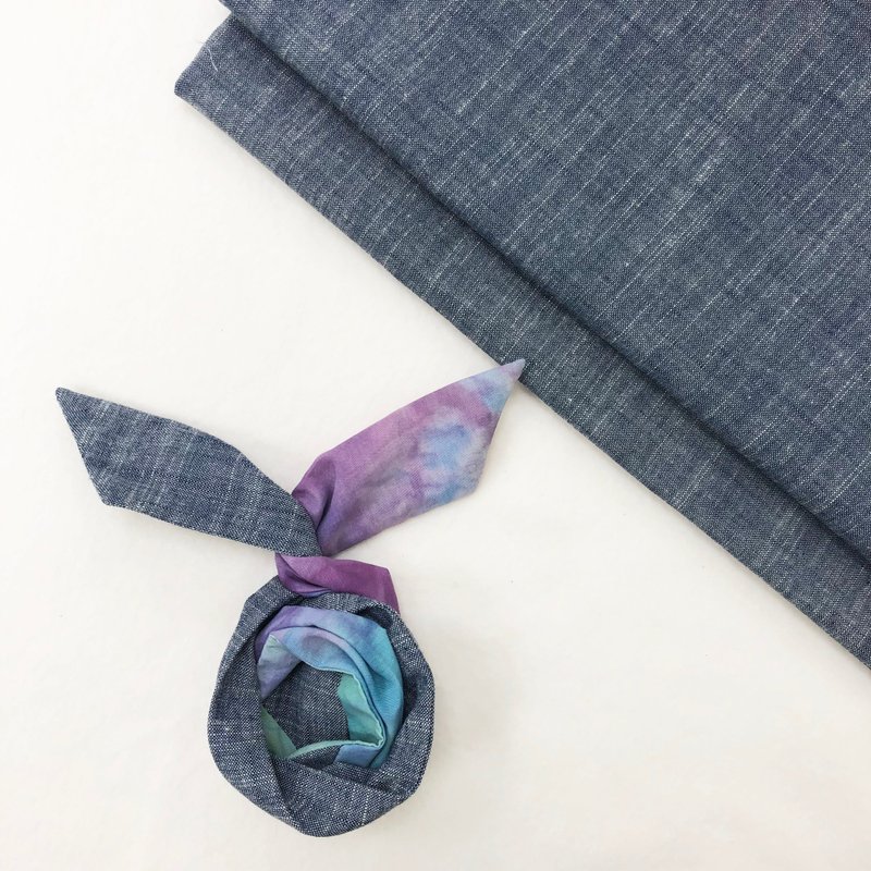 星际效应 / 紫 蓝 渲染 / 软铁丝 铁丝 发带 发箍 - 发带/发箍 - 棉．麻 