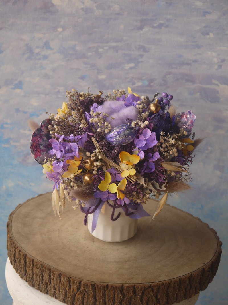 紫色薰香.薰衣草色调.生日.升迁.开幕.干燥.永生花送礼首选. - 干燥花/捧花 - 植物．花 紫色