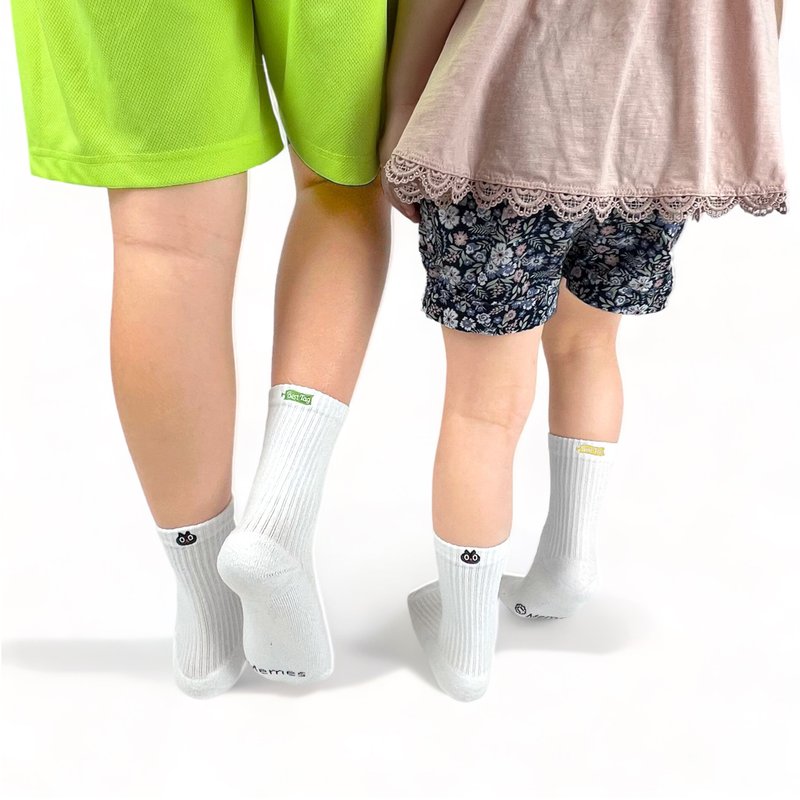 BestTag x Kuroro 太空学校-05 (成人/ 大童 / 小童) - 亲子装 - 棉．麻 白色