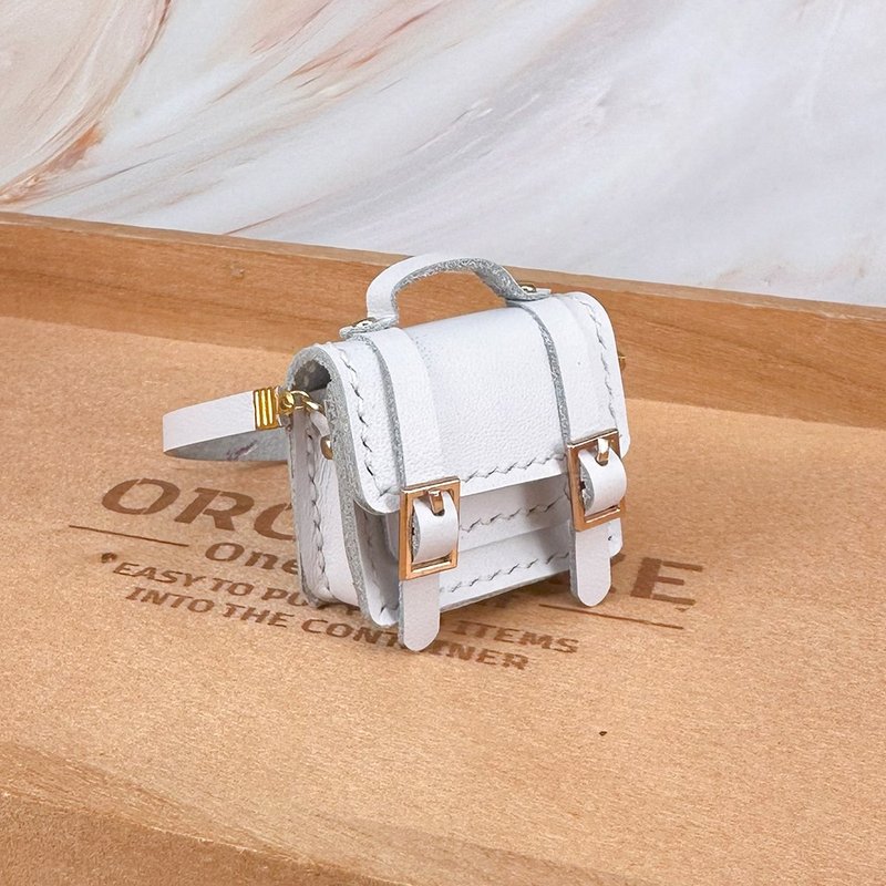 真皮迷你剑桥包吊饰 包包挂饰 - 吊饰 - 真皮 