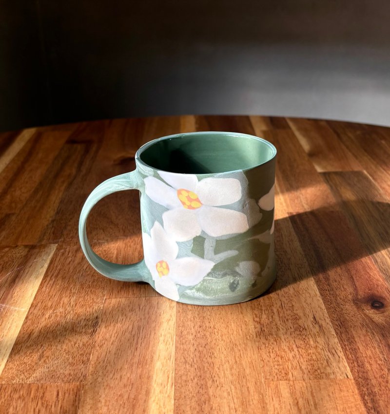 草莓花咖啡杯 - 咖啡杯/马克杯 - 瓷 