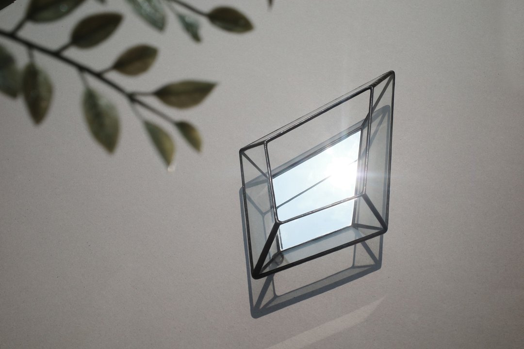 Prism/四边多面镜/玻璃吊饰/摆饰/镜子/镶嵌玻璃 - 摆饰 - 玻璃 透明