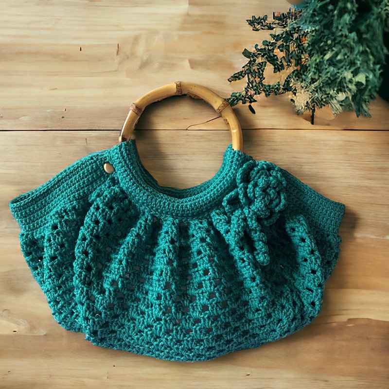 复古妈妈包 - 手提包/手提袋 - 聚酯纤维 