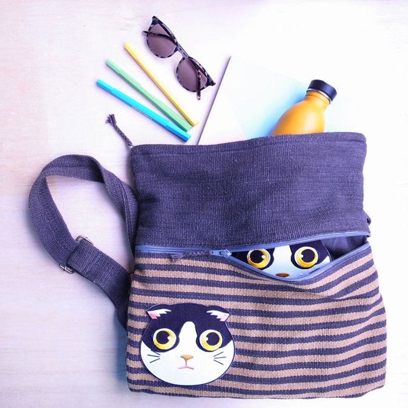 猫酥酥,刺绣布贴 - 编织/刺绣/羊毛毡/裁缝 - 绣线 