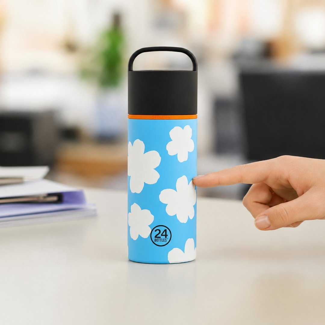 意大利 24Bottles【Spin Bottle 730ml】Daydreaming - 水瓶/水壶 - 不锈钢 蓝色