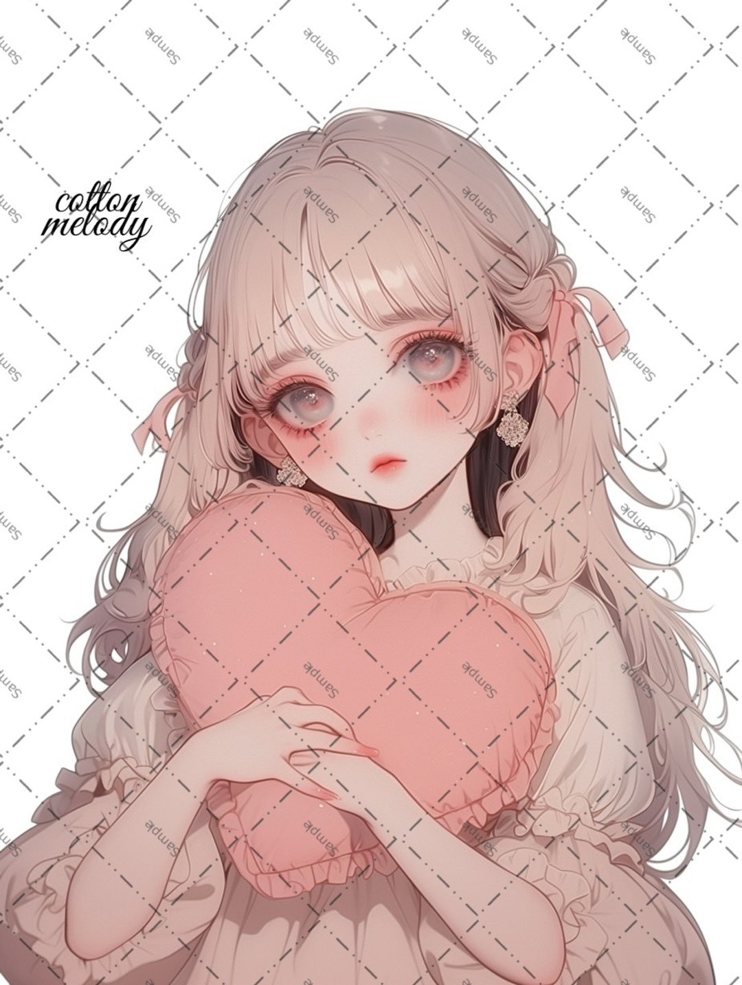 original sticker no.H5 人物贴纸 原创贴纸 原创人物贴纸 装饰贴纸 cotton melody - 贴纸 - 纸 