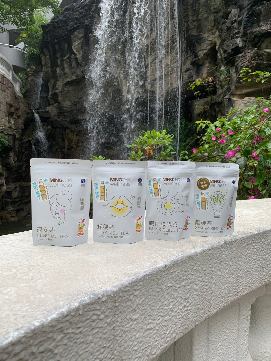 【人气冷泡茶系列套装 】靓女茶 锡锡茶 眼仔睩睩茶 醒神茶 - 茶 - 纸 白色