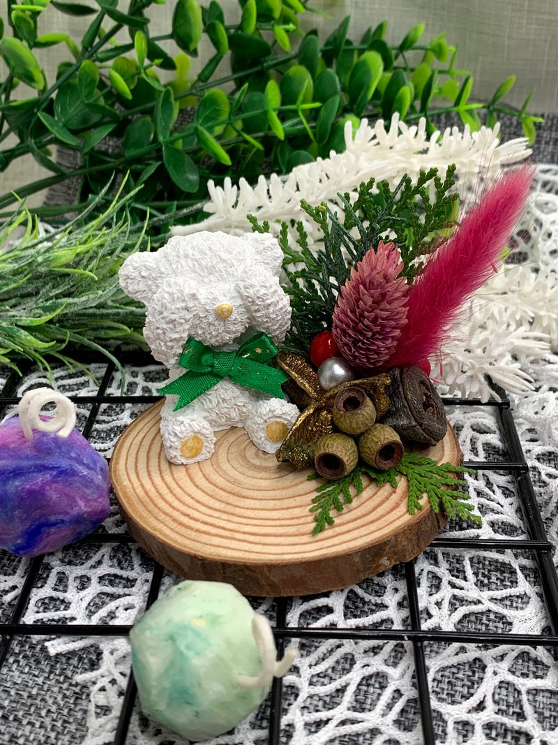 情人节礼物 卖萌扩香干燥花 摆设 办公小物 - 摆饰 - 植物．花 透明