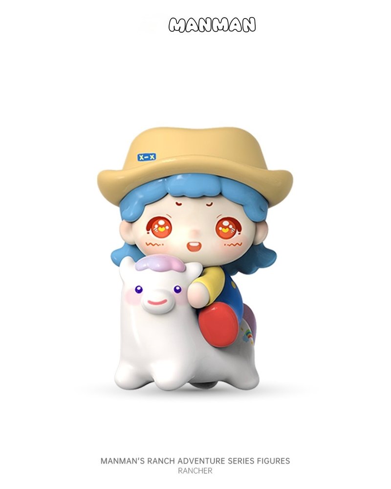 boptoys 潮玩波普 MANMAN 馒小小 小小牧场大冒险系列小盲盒 - 玩偶/公仔 - 塑料 