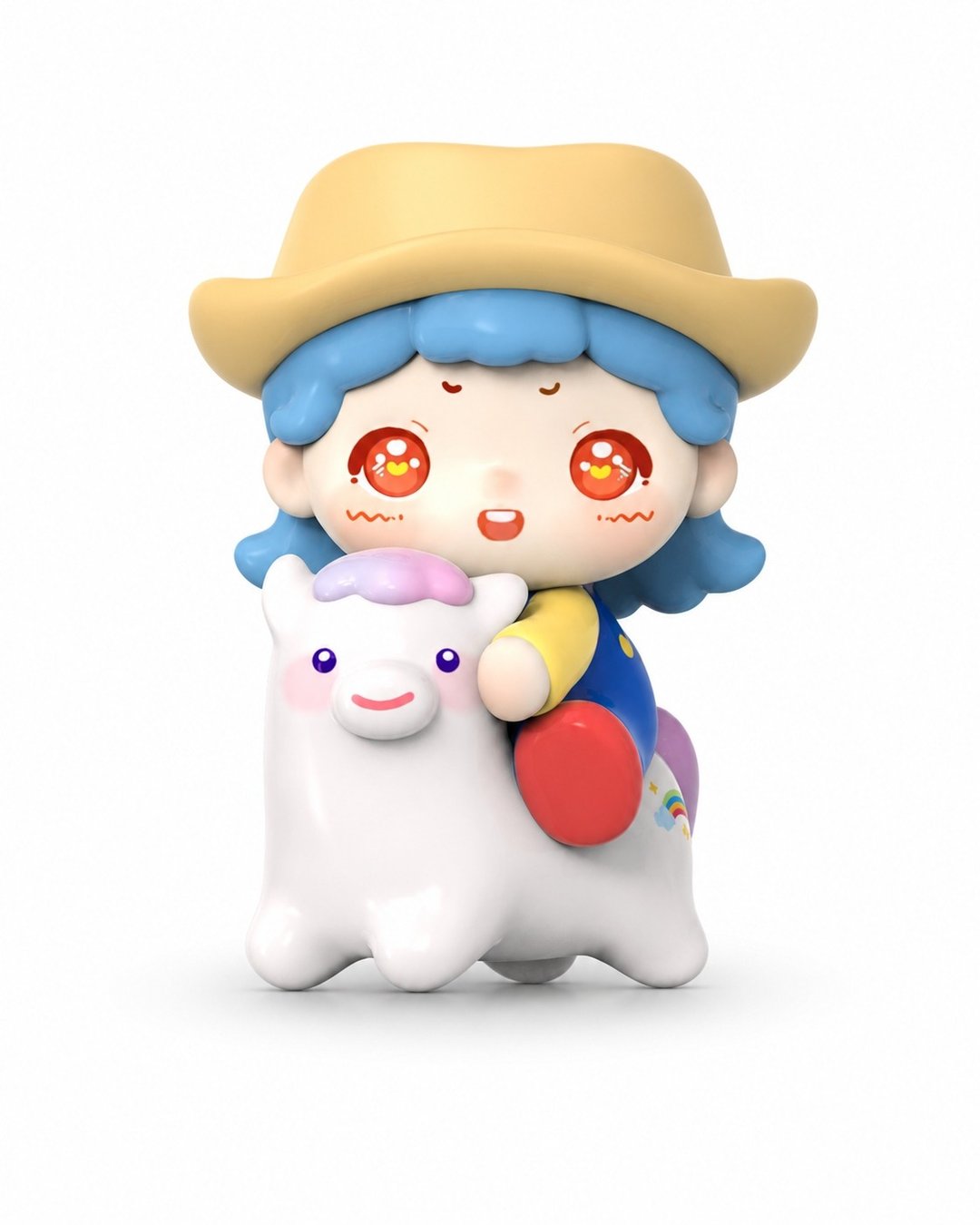 BOPTOYS MANMAN 馒小小・小小牧场大冒险小盲盒 圆滚滚疗愈收藏 - 玩偶/公仔 - 塑料 