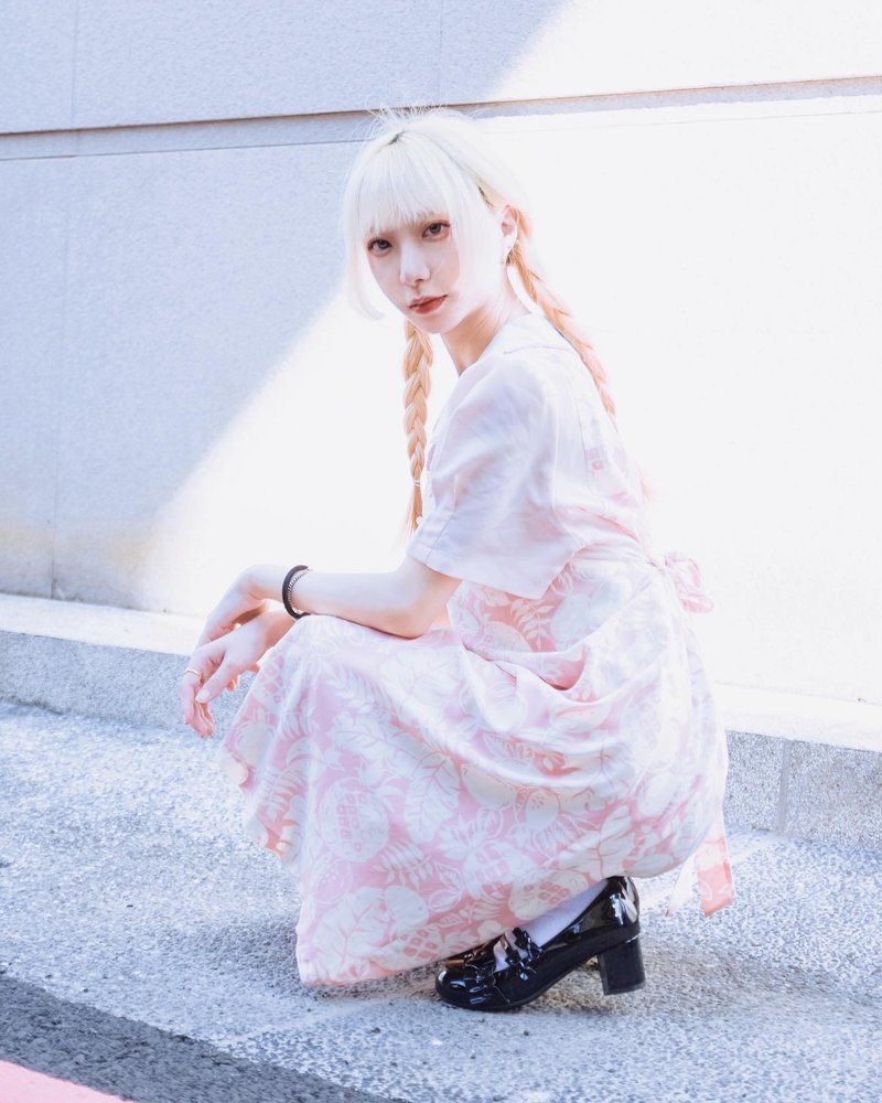 除了 True Love 而你 掉进我心里 古着洋装 - 洋装/连衣裙 - 其他人造纤维 