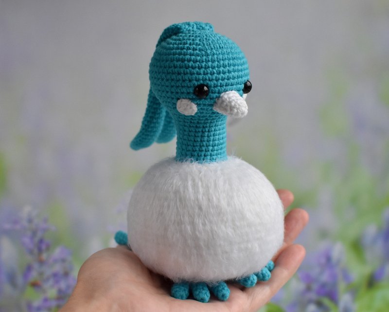 Altaria / Altaria Pokemon Go / 礼物精灵宝可梦扇子 - 玩偶/公仔 - 棉．麻 蓝色