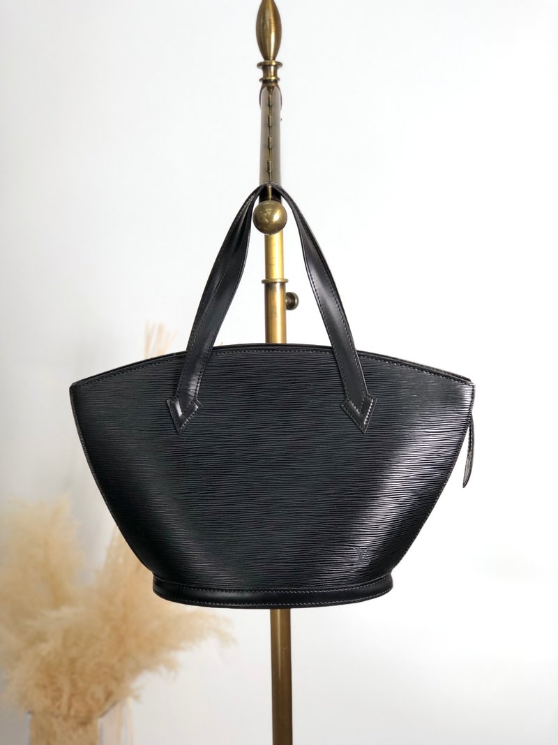 【 日本直送 名牌中古包 】LOUIS VUITTON 路易威登 Epi 手提包 黑色 皮革 Saint Jacques vintage 复古 4x34wg - 手提包/手提袋 - 真皮 黑色