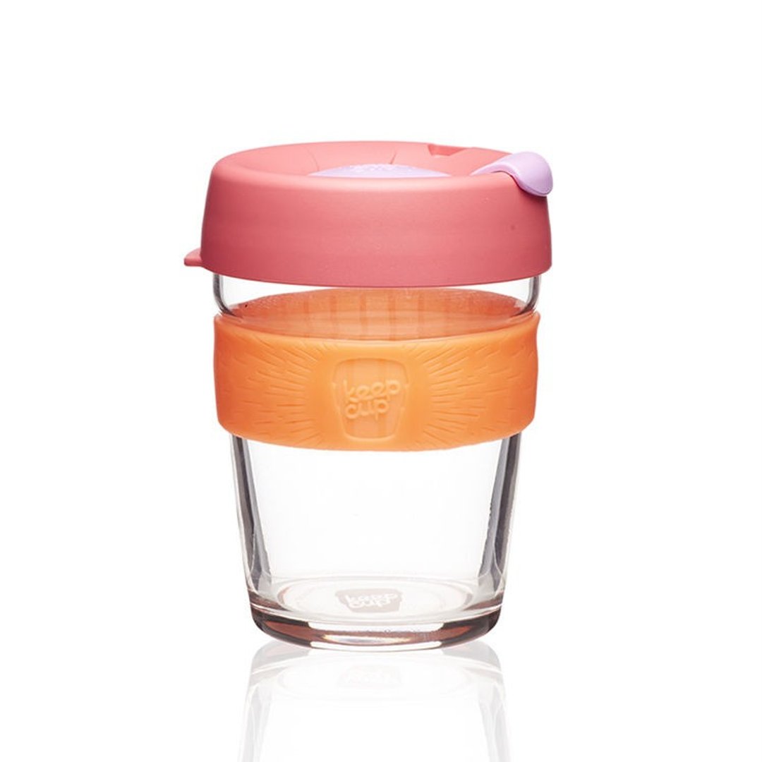 澳洲 KeepCup 随身咖啡杯-醇酿系列 (M) 粉橘 - 咖啡杯/马克杯 - 玻璃 橘色