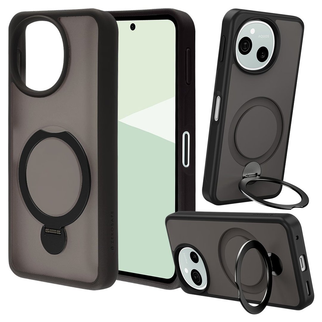 RASTABANANA AQUOS sense10/sense9专用 耐冲击环圈支架保护壳 - 手机壳/手机套 - 其他金属 
