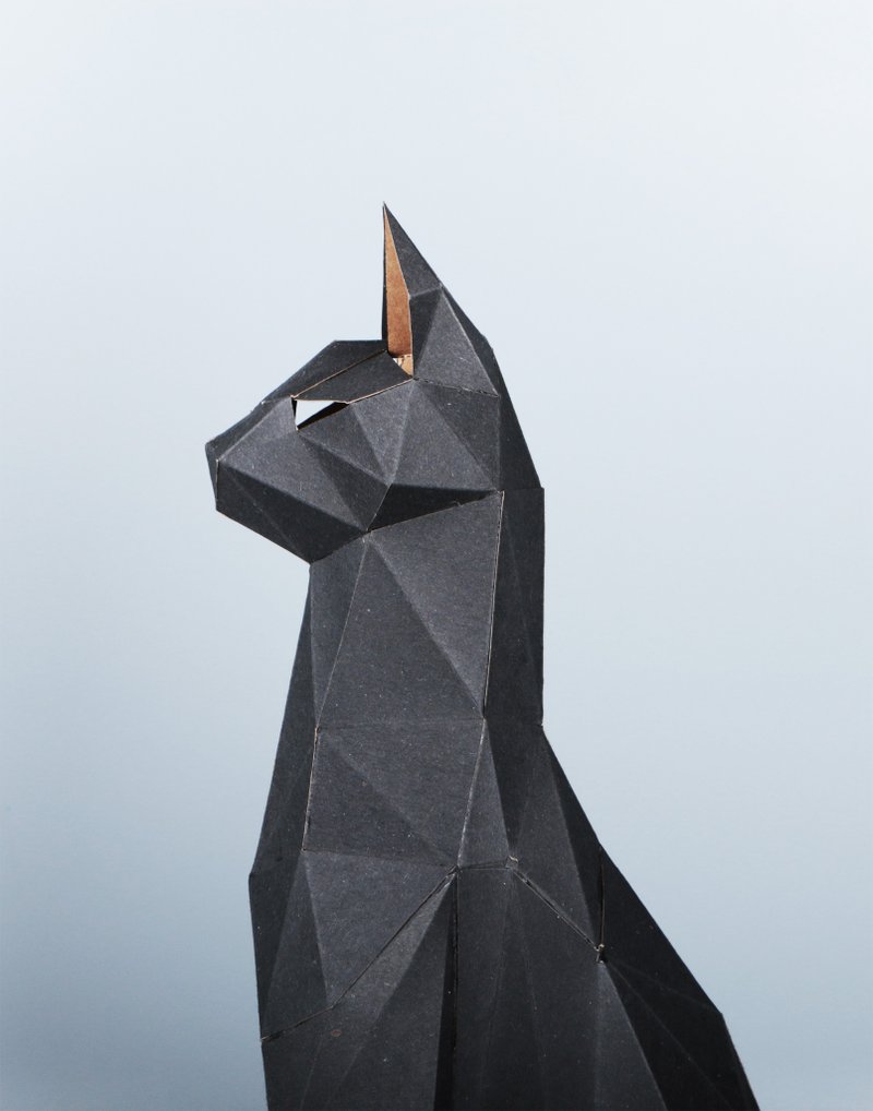 壁挂/摆件-空想博物娜塔莎（成品） - 摆饰 - 纸 黑色