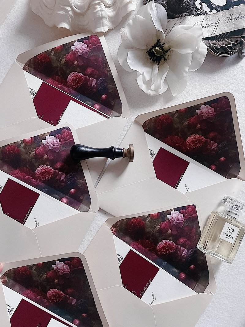 优雅婚礼信封 ENVELOPE LINER - Logo 设计/图案设计 - 其他材质 