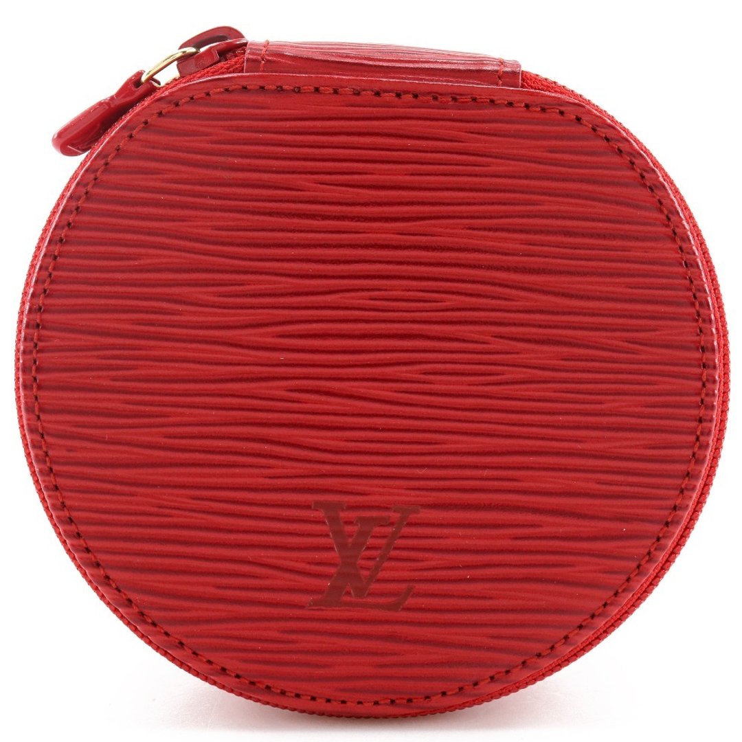 【日本直送】路易威登 LOUIS VUITTON Ecrin Bijoux 10 化妆包 珠宝盒 M48217 Epi 皮革 Castilian Red 红色【二手】 - 化妆包/杂物包 - 真皮 红色