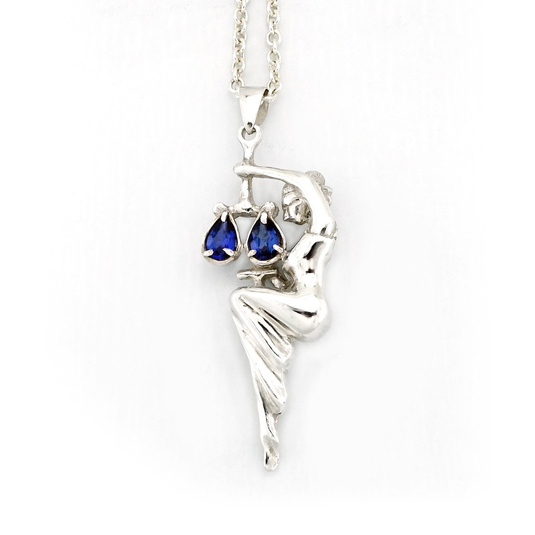 def jewelry 项链【Justitia 正义女神】 - 项链 - 其他金属 白色