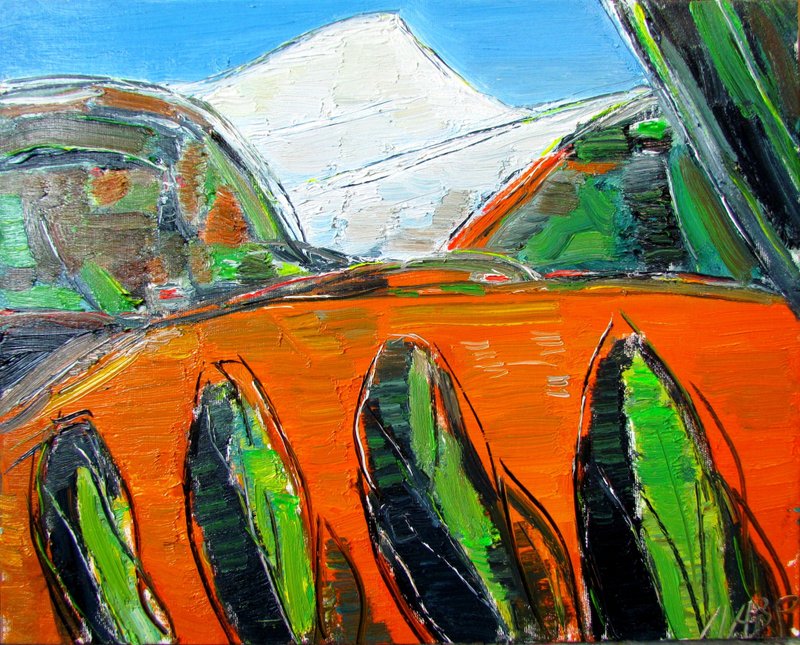 Mountain Art,Winter mountain peak,Himalayan landscape - 墙贴/壁贴 - 其他材质 