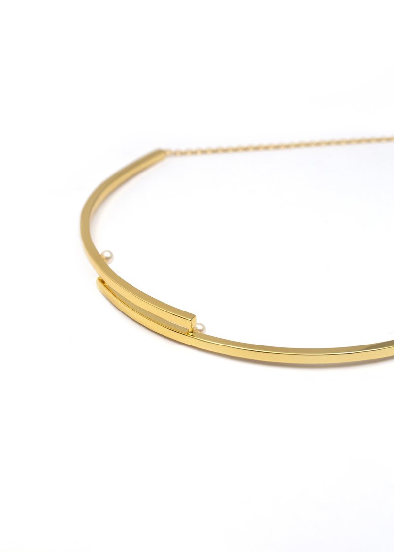 001.NECKLACE (Gold) - 项链 - 铜/黄铜 金色